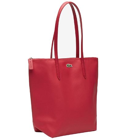 Lacoste Shopper - Vertical Shopping Bag - Kirseb?rr?d