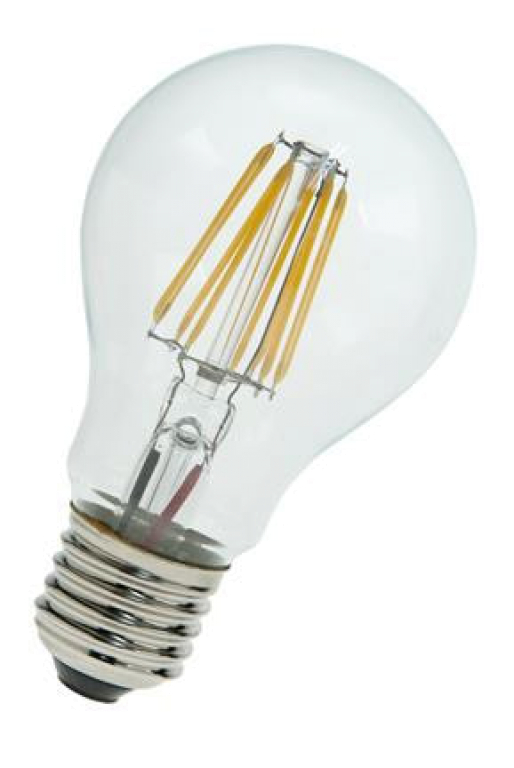 Flinders LED Filament A60 lichtbron E27 8W 2700K helder niet dimbaar