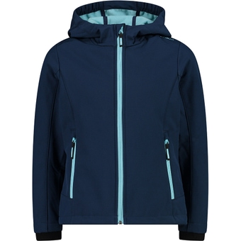CMP Girls Clima Protect Fix Hood Softshelljacke Blue / Acqua Kinder