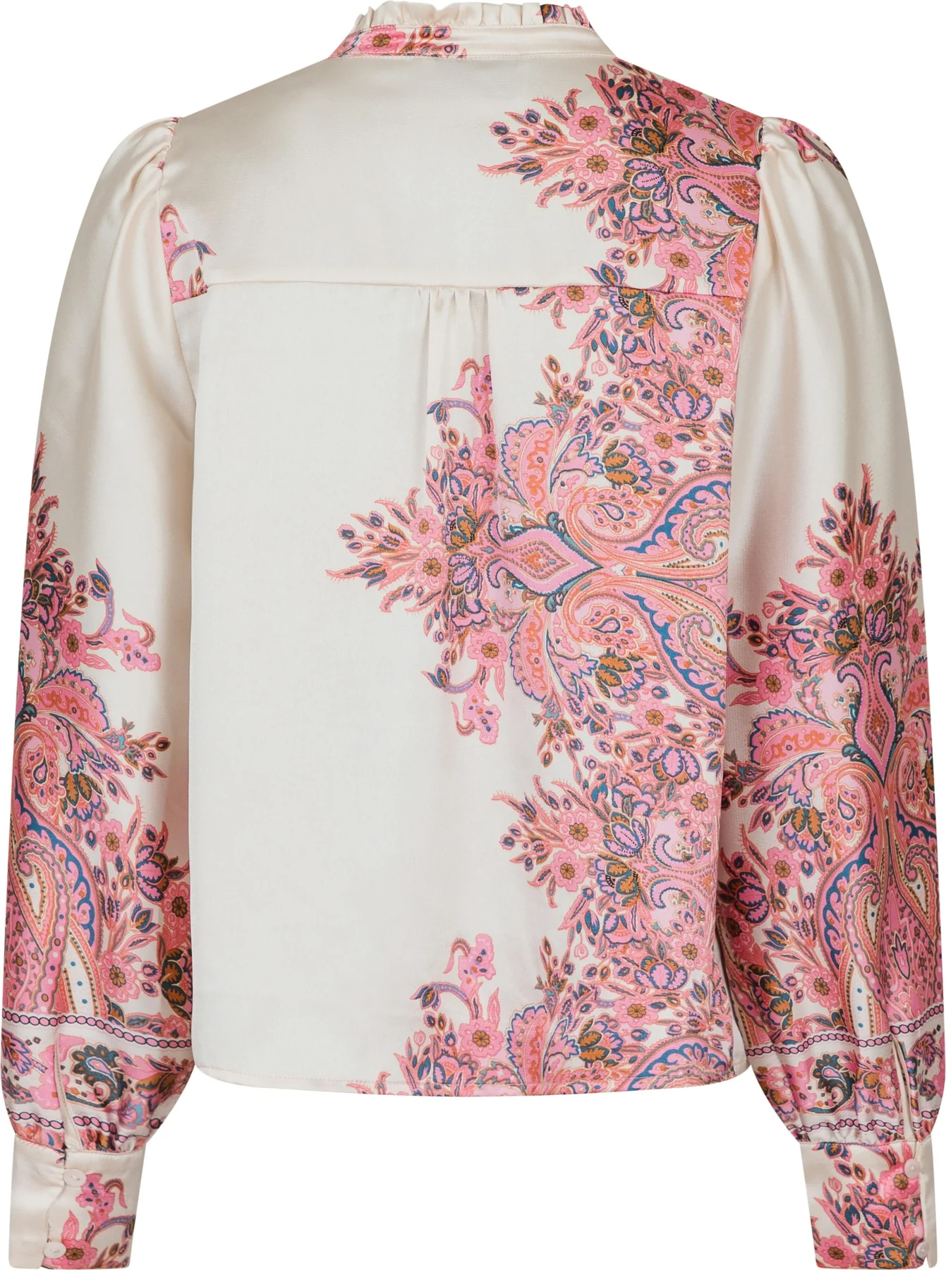 Neo Noir Massima Paisley Border Blouse light pink
