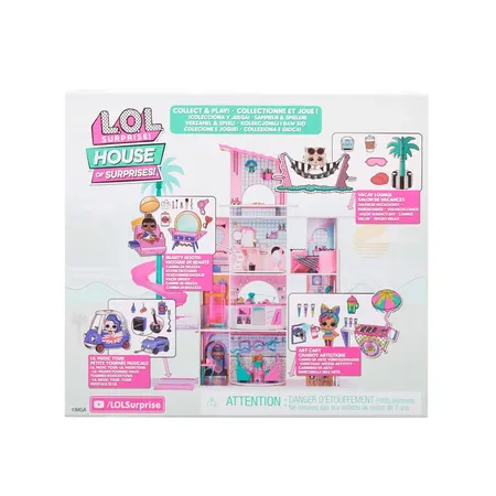 MGA Entertainment L.O.L. Surprise OMG Art Cart Playset with Splatters Collectible Doll and 8 Surprises