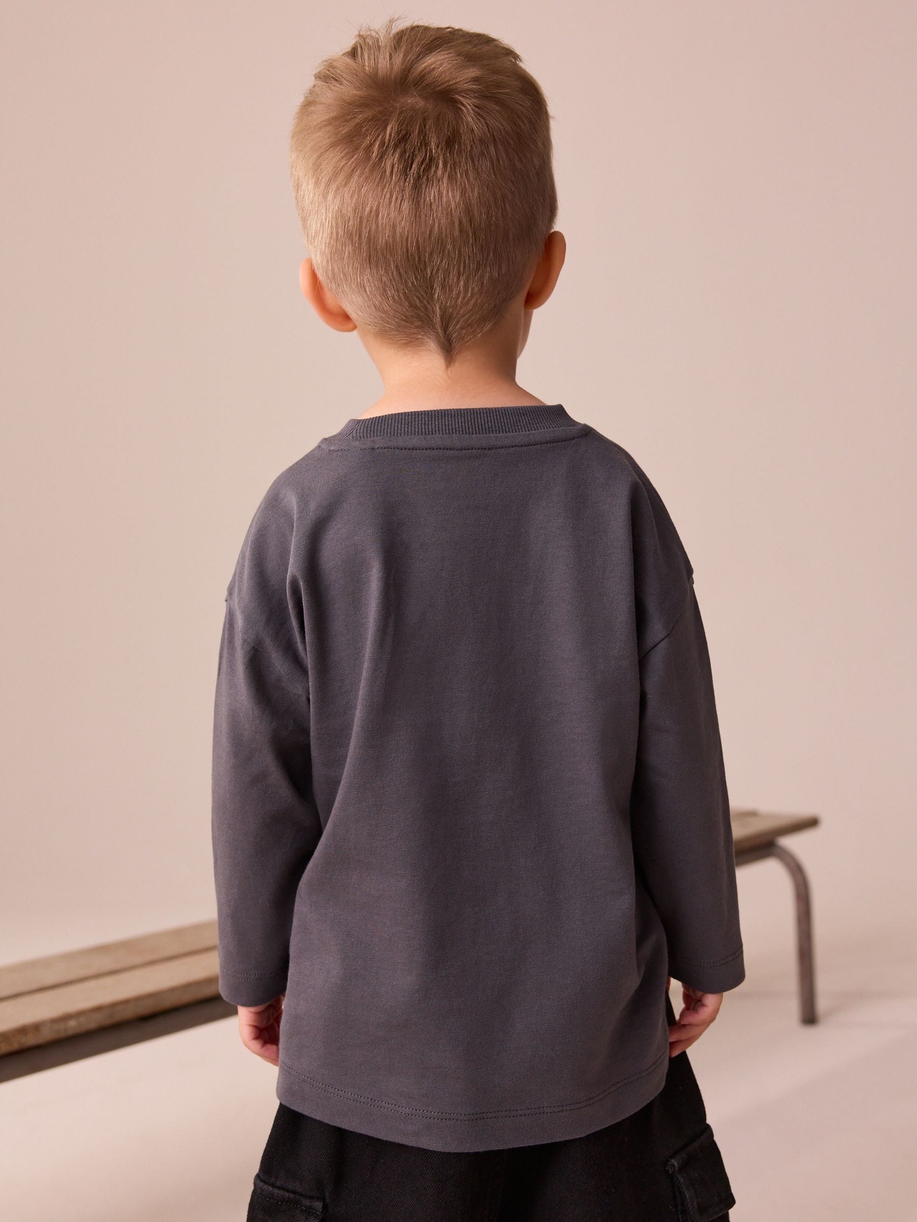 Antraciet - Disney Cars Long Sleeve T-Shirt (9mths-8yrs)