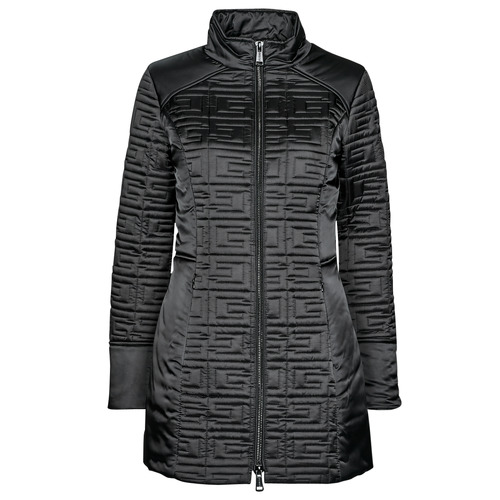 Guess - MARINE LONG JACKET - Noir