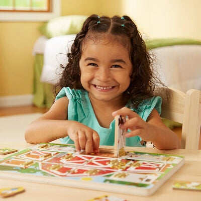 Melissa & Doug Låsbrett Bondegård