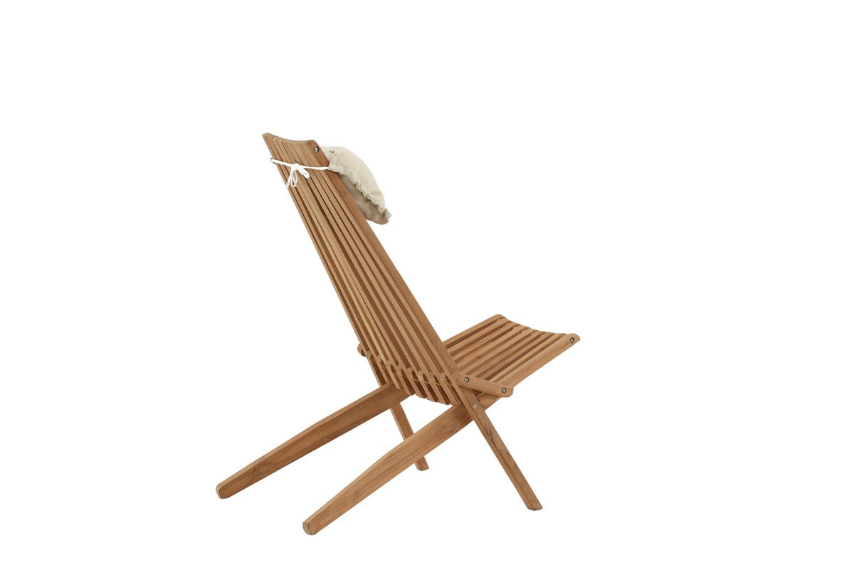 Cream Tuin Loungestoel - Naturel Hout