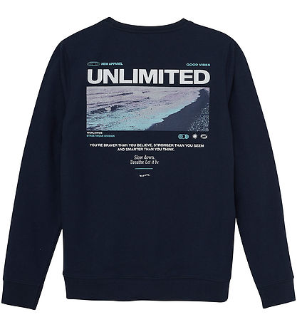 Indian Blue Jeans Sweatshirt - Nacht m. Print