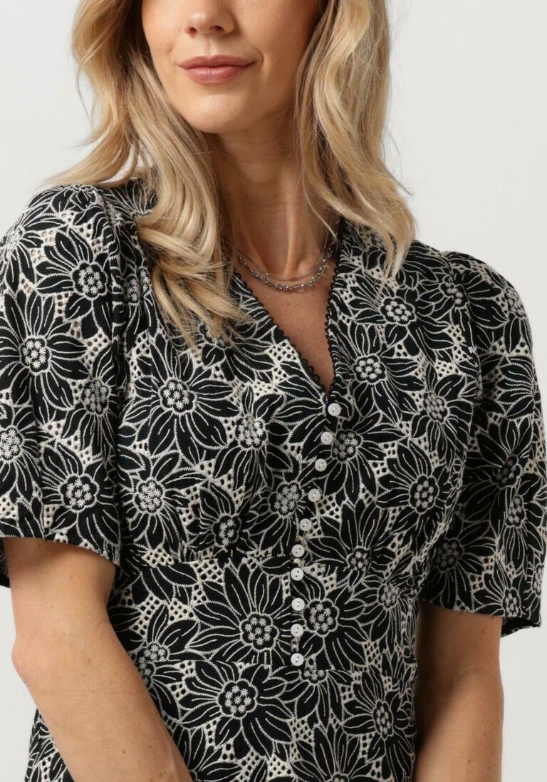 SUNCOO zwarte suncoo mini jurk cindy