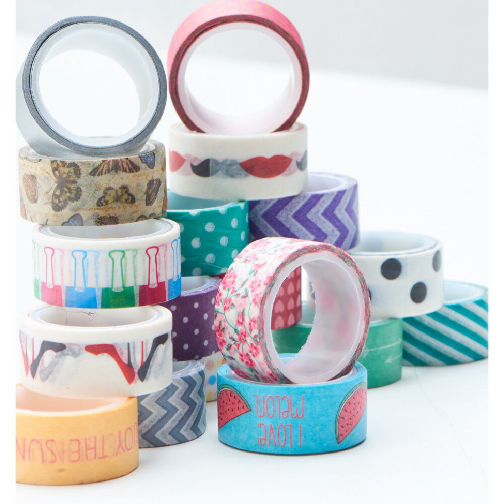Rouleau adhésif masking tape design fantaisie x 3