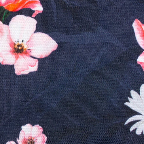 Pochette avant medium Dotonbori bleu marine