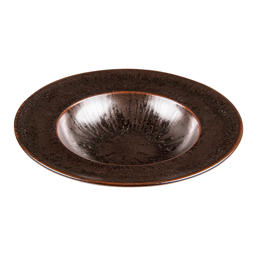 Assiettes à pâtes Onyx 27 cm (lot de 6) Table passion