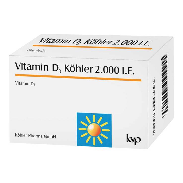 Vitamin D3 Köhler 2000 IE Kapseln, 120 St