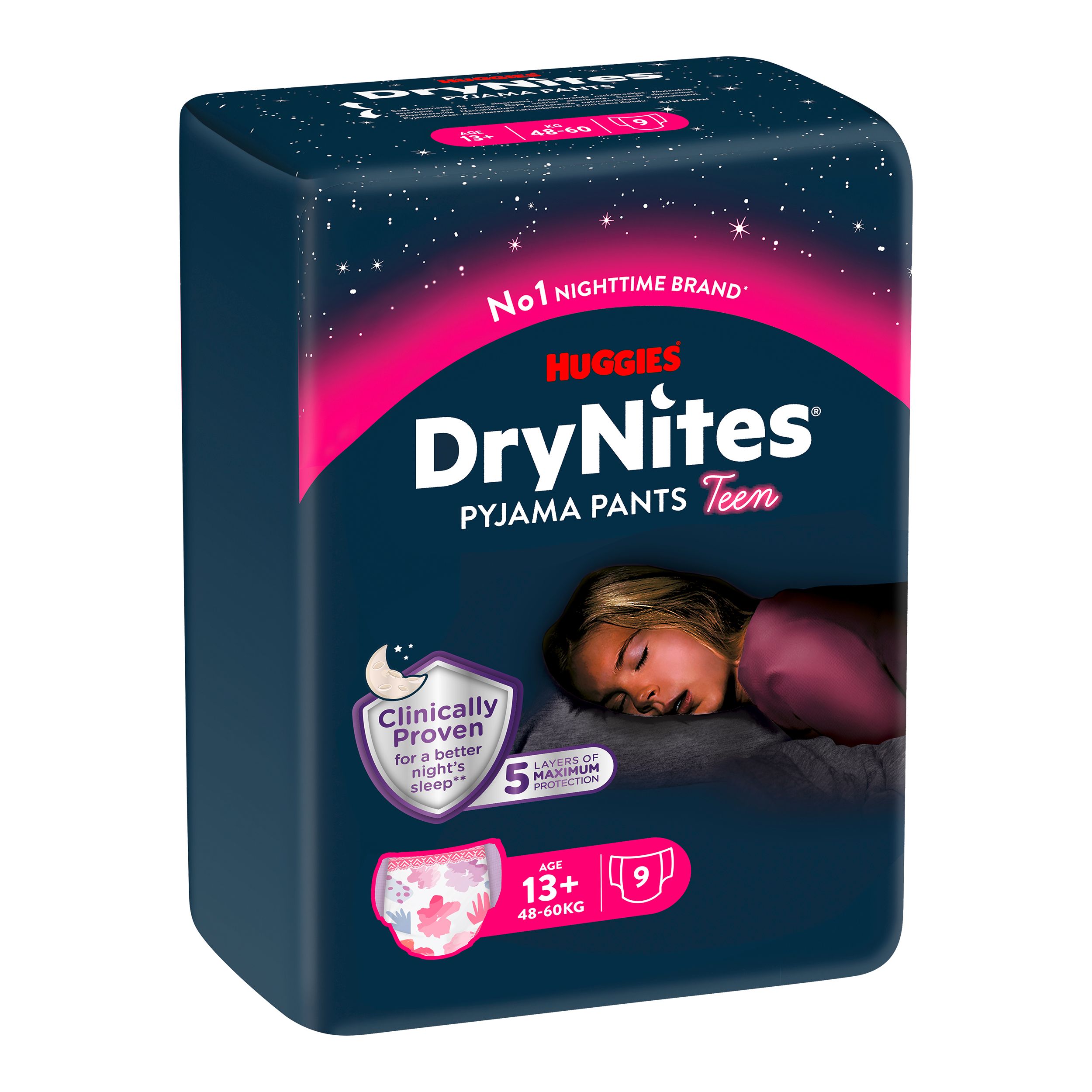 Huggies DryNites Nachtwindeln Mädchen ab 13 bis ca. 17 Jahre