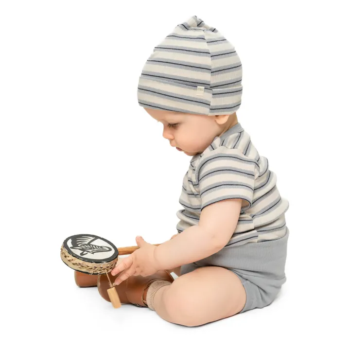 Minimalisma Bonnet Coton Bio Nope | Bleu marine
