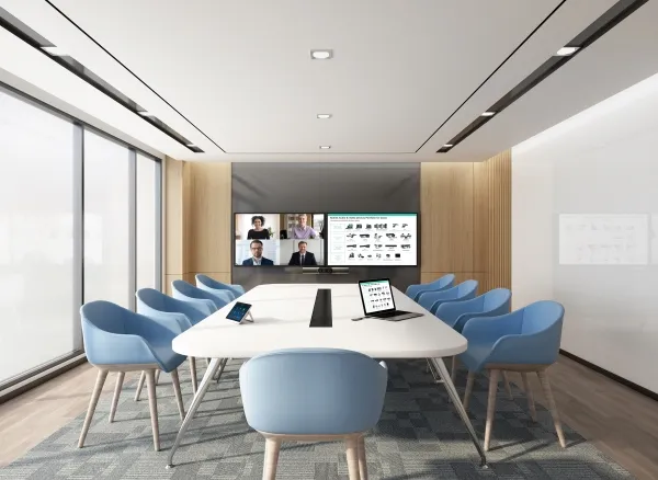 Yealink MeetingBar A30 - Videokonferencepakke (videobarre, berøringskonsol) - Zoom Certified, Certified for Microsoft Teams - med Yealink Collaboration Touch Panel CTP18