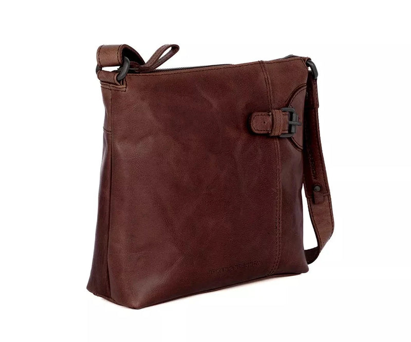 Spikes & Sparrow Bronco Serina Crossbodybag Dark Brown