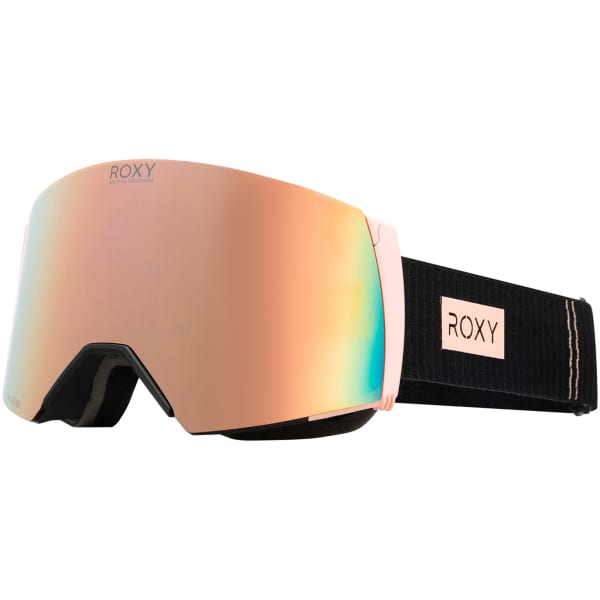 Masque de ski ROXY WILDLOVE BLACK/CLUX PINK ROSE ML S3