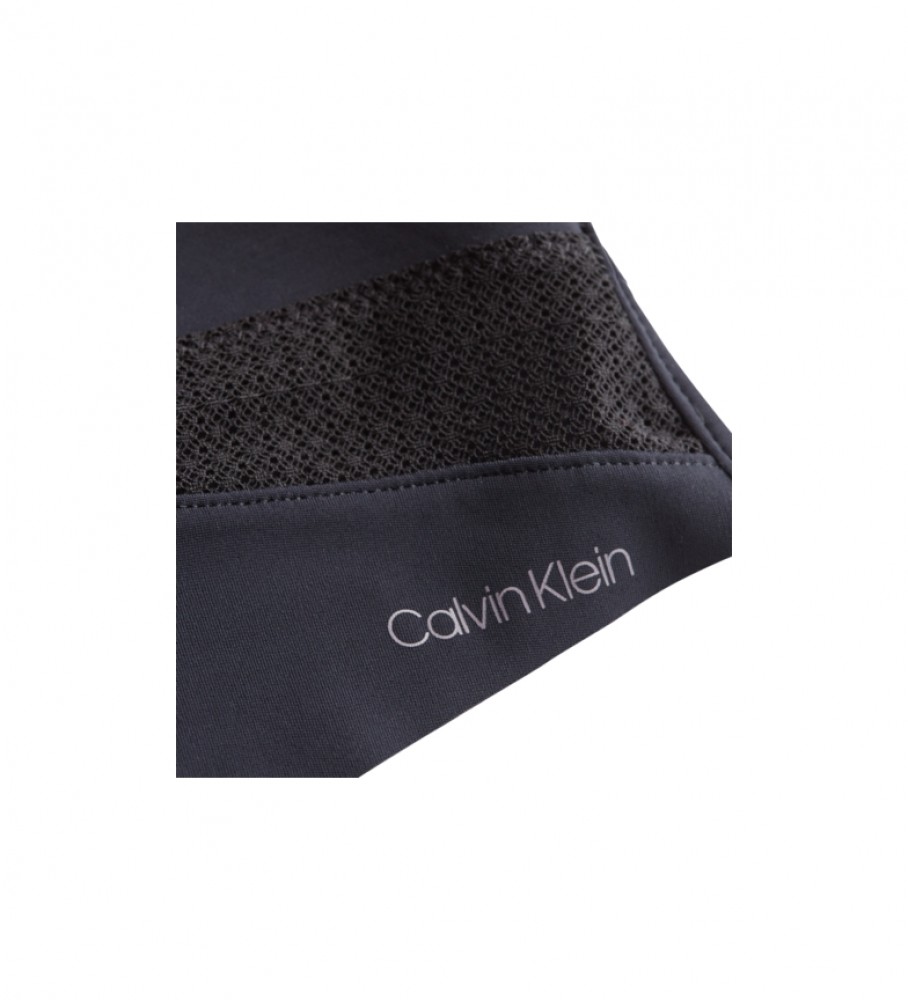 Calcinha fio dental preta Calvin Klein