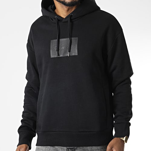 Sweat Capuche Textured Logo Box 0092 Noir