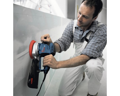 Bosch Professional GEX 34-150 excenterschuurmachine inclusief 1 x multi-gat schuurblad C470 en schuurzool (150 mm)