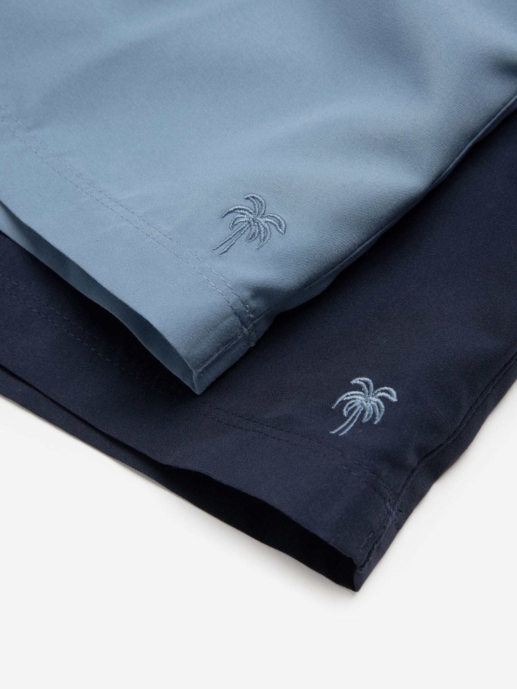 Leiblauw/marineblauw - Essential zwemshorts 2 stuks