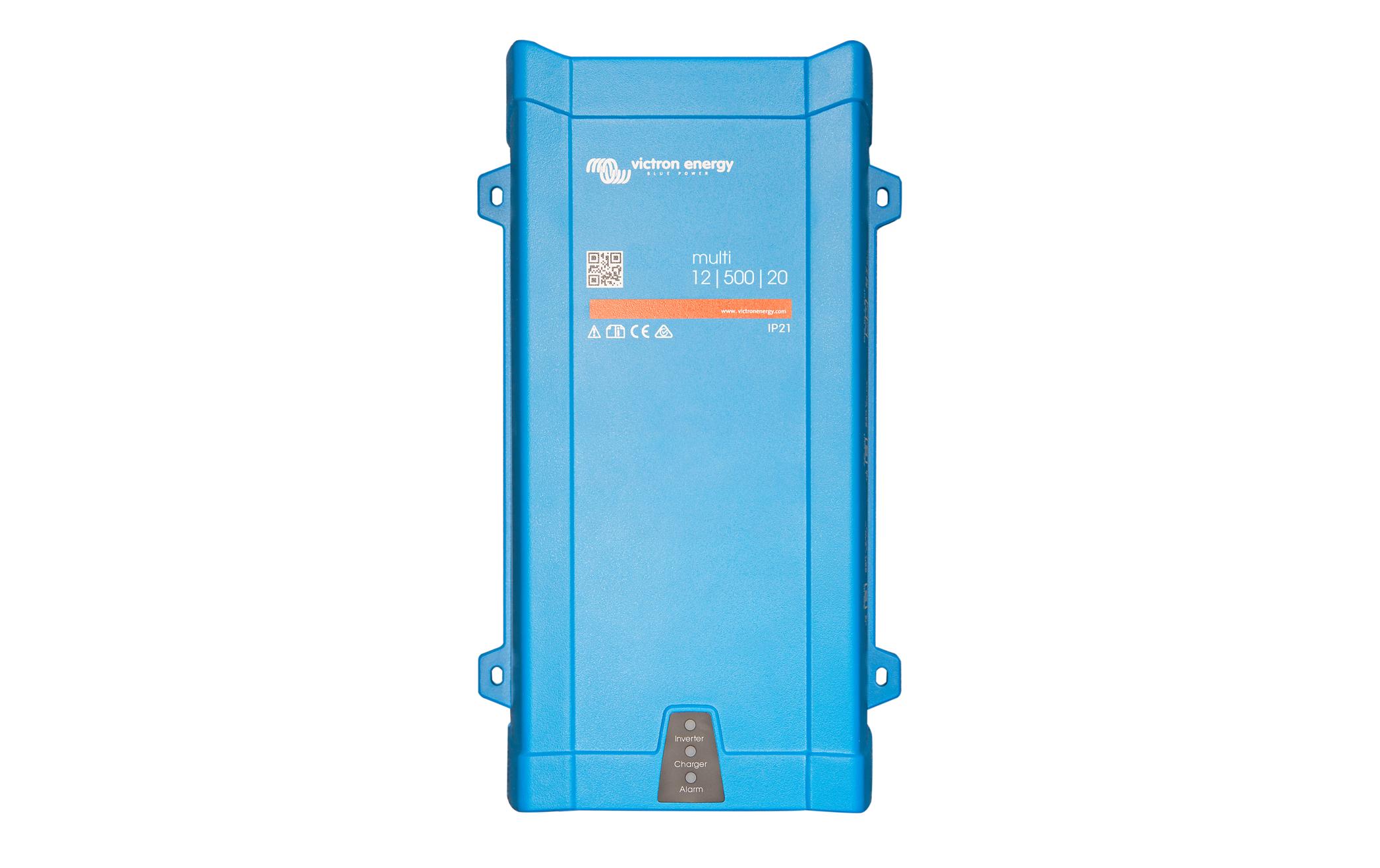 Multiplus Wechselrichter/Ladegerät 12 V 500 VA 20 A<br>Kombination aus Wechselrichter, Ladegerät und Transferschalter