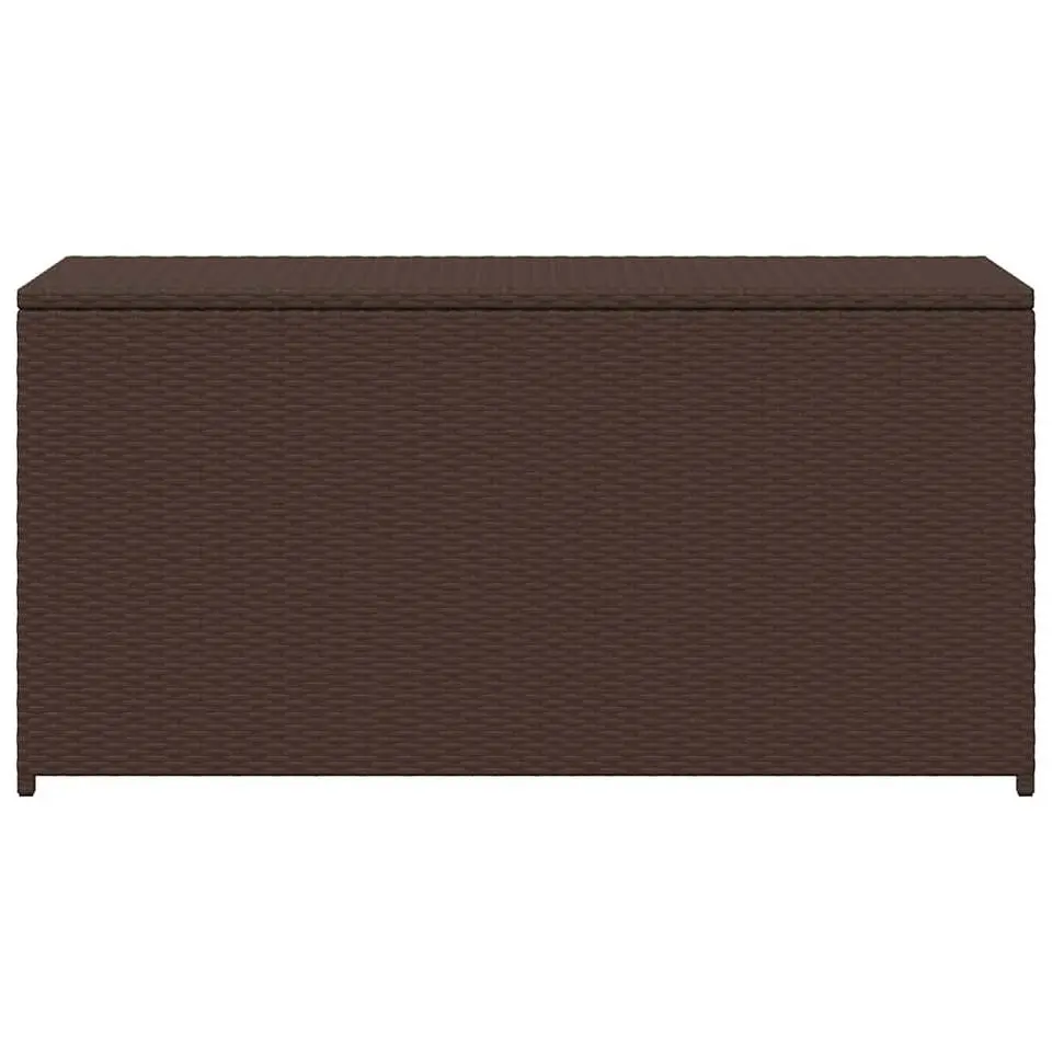 vidaXL - Opbergkist - Bruin - Poly rattan