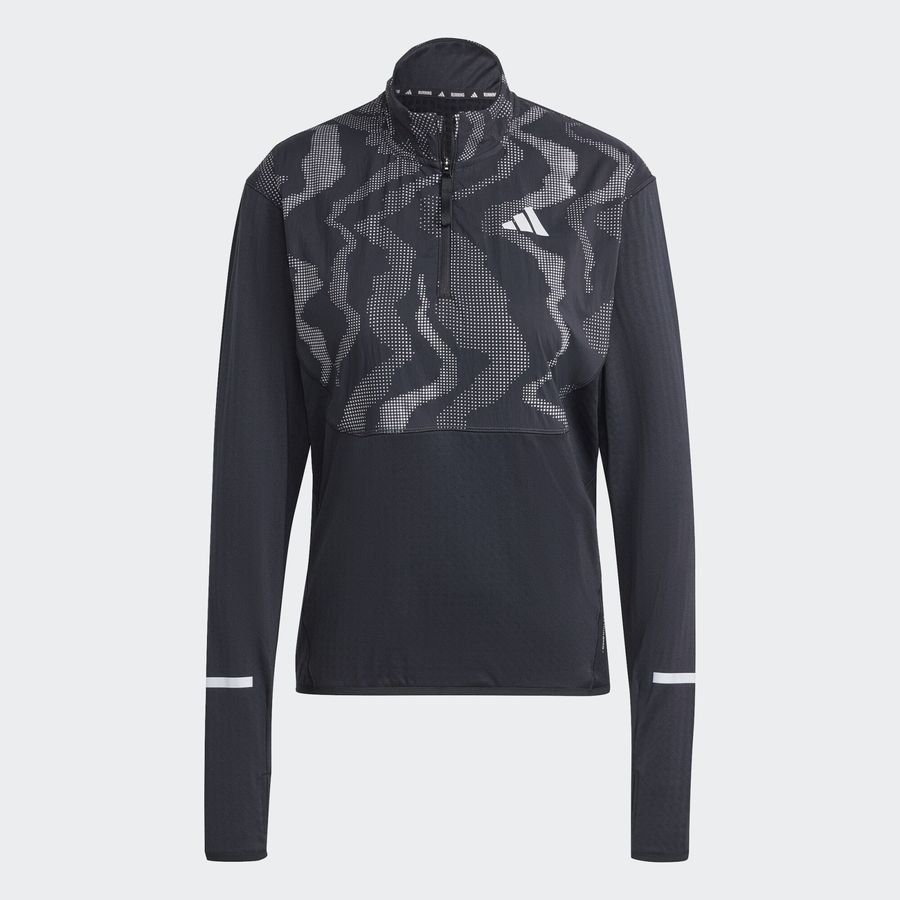 Adidas Haut demi-zip réfléchissant Ultimate Hi Vis
