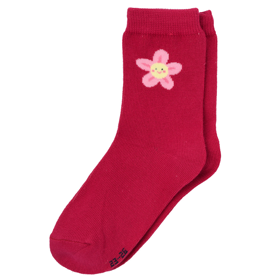 Topolino 5 Paar Mädchen Socken im Set pink / dunkelpink / hellblau