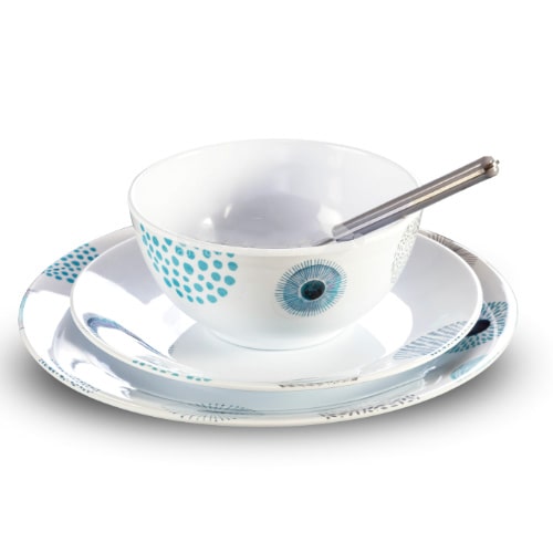 Lot de vaisselle Mélamine DEEP SEA