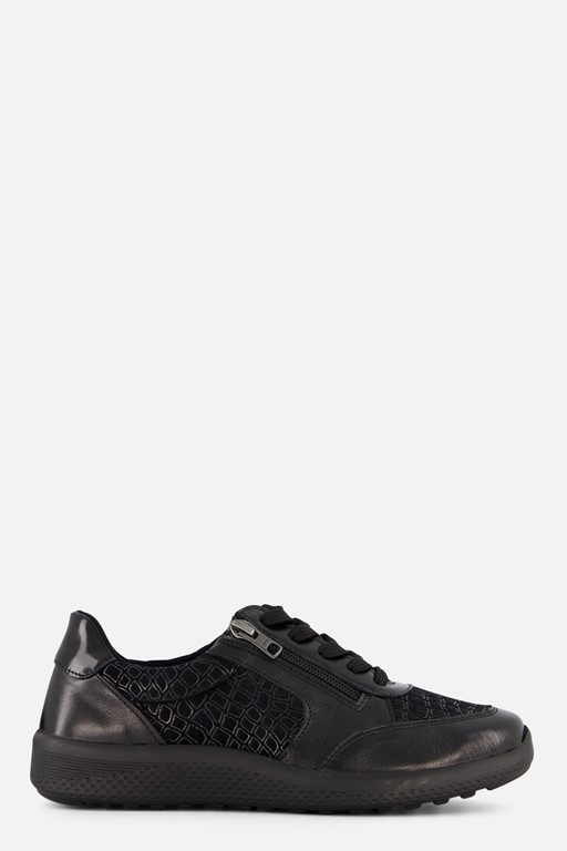 Feyn Stretch Sneakers zwart Synthetisch