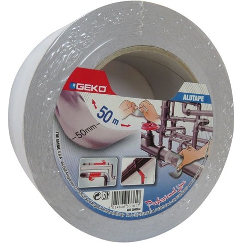 Adhésif aluminium 50mmx50m 30microns