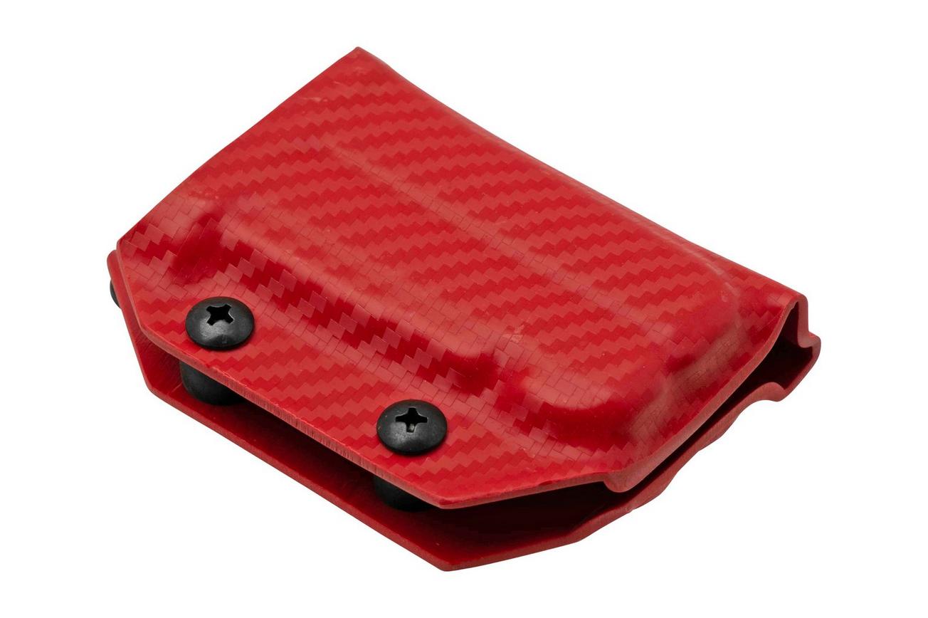 Clip And Carry Kydex Sheath Leatherman Surge, Carbon Fiber Red LSURGE-CF-RED riemholster