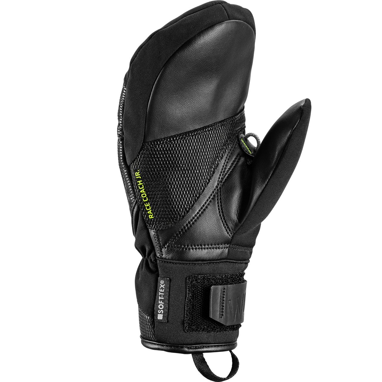Leki Junior Fäustling WCR C-TECH 3D black/ice lemon | Leki | L | Brands | XSPO-Fashion