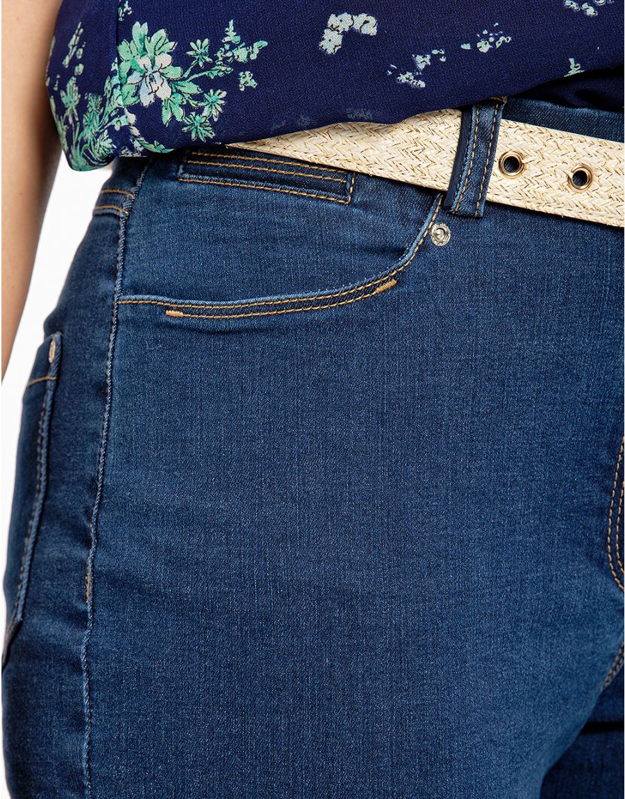Pantacourt jean stretch