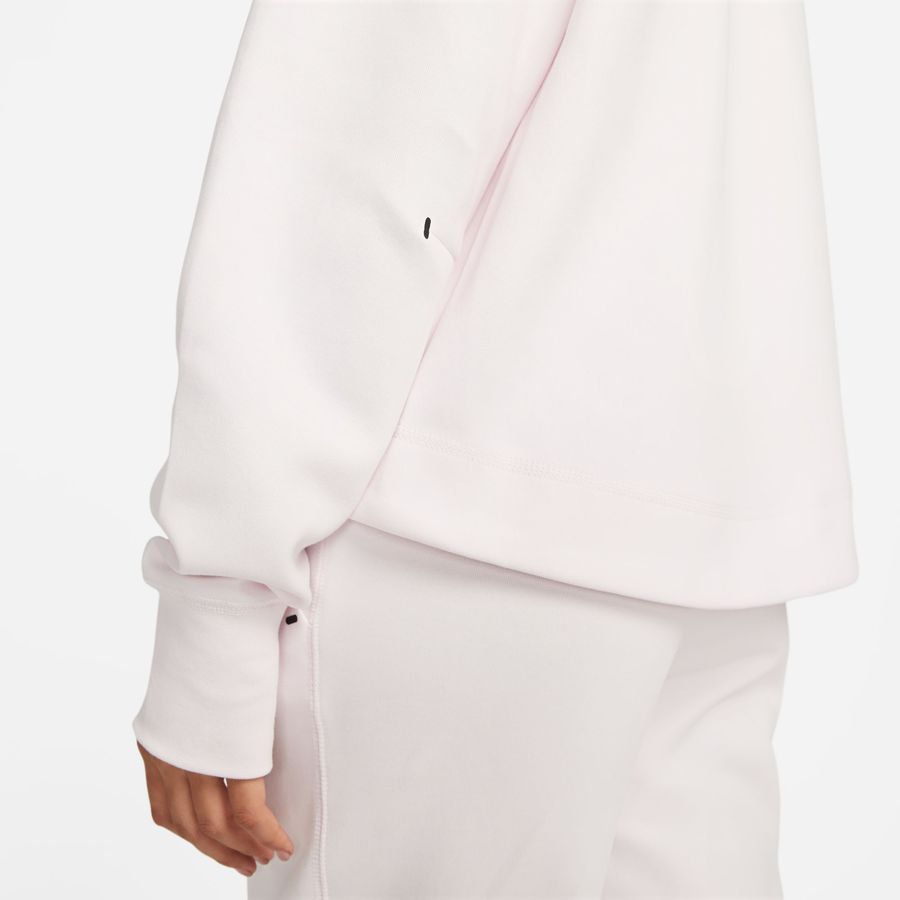Nike Sweat à Capuche NSW Tech Fleece Coupe-Vent - Rose/Noir Femme