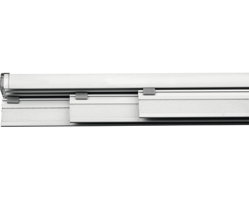 Paneelgordijnrail comfort complete set wit 3-rail 170 cm