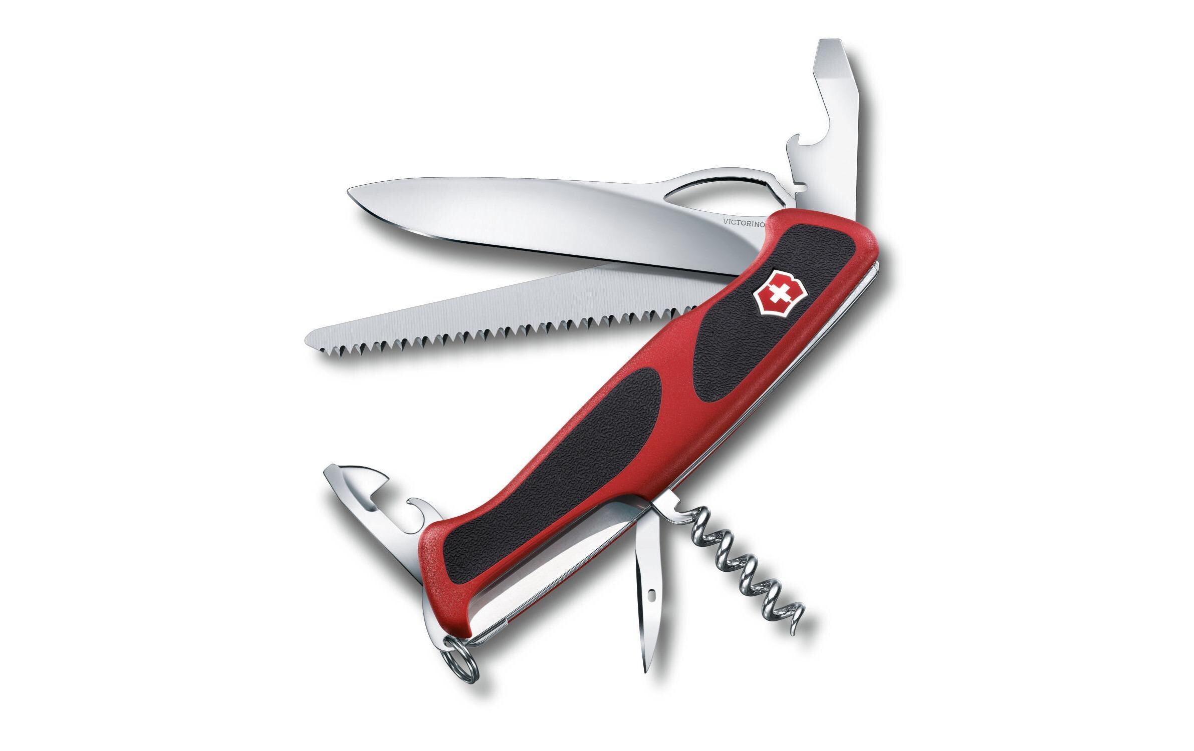 Taschenmesser RangerGrip 79Mit 12 Funktionen, rot/schwarz