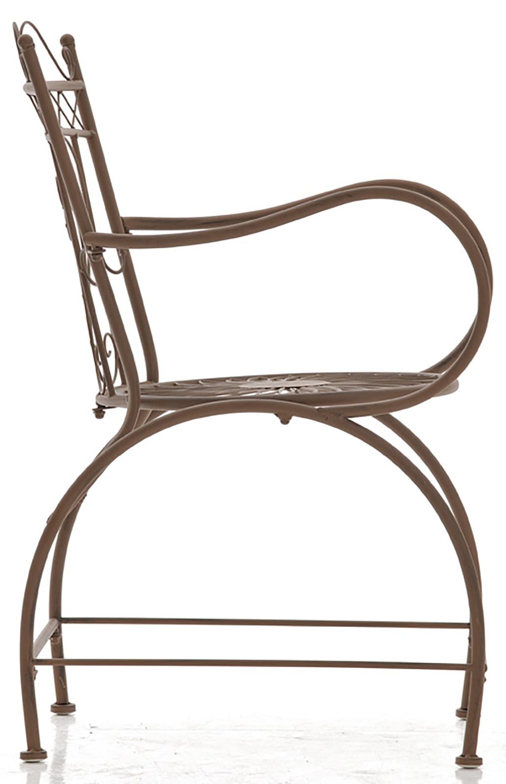CLP 2er Set Stühle Sheela I Gartenstühle Aus Metall I Metallstuhl Mit Armlehnen Im Jugendstil