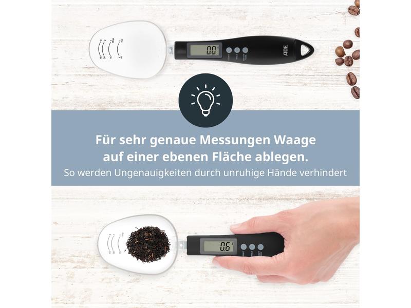 ADE Löffelwaage Eni Schwarz Waage Grün