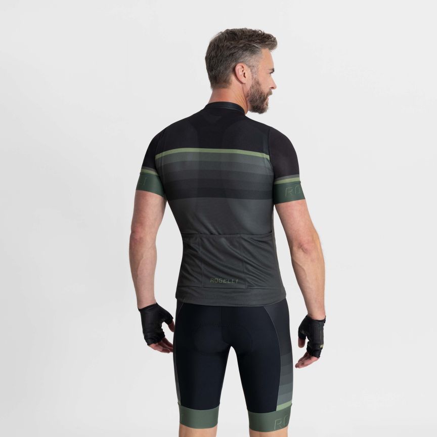 Rogelli Hero 2 Cykeltrøje Sort/Grøn