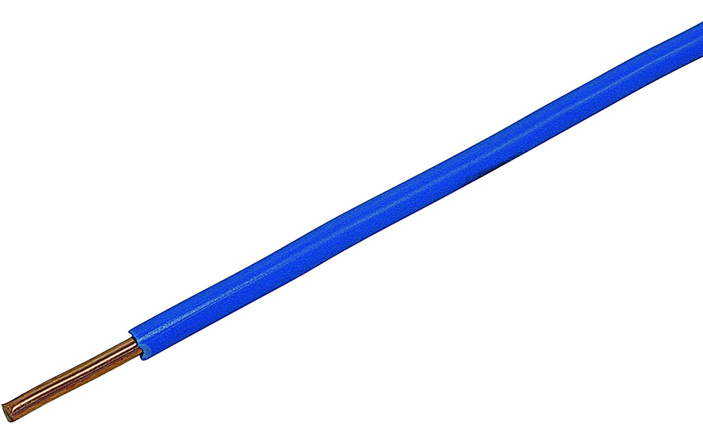 T-Draht 2.5 mm², 50 m BlauInstallationskabel