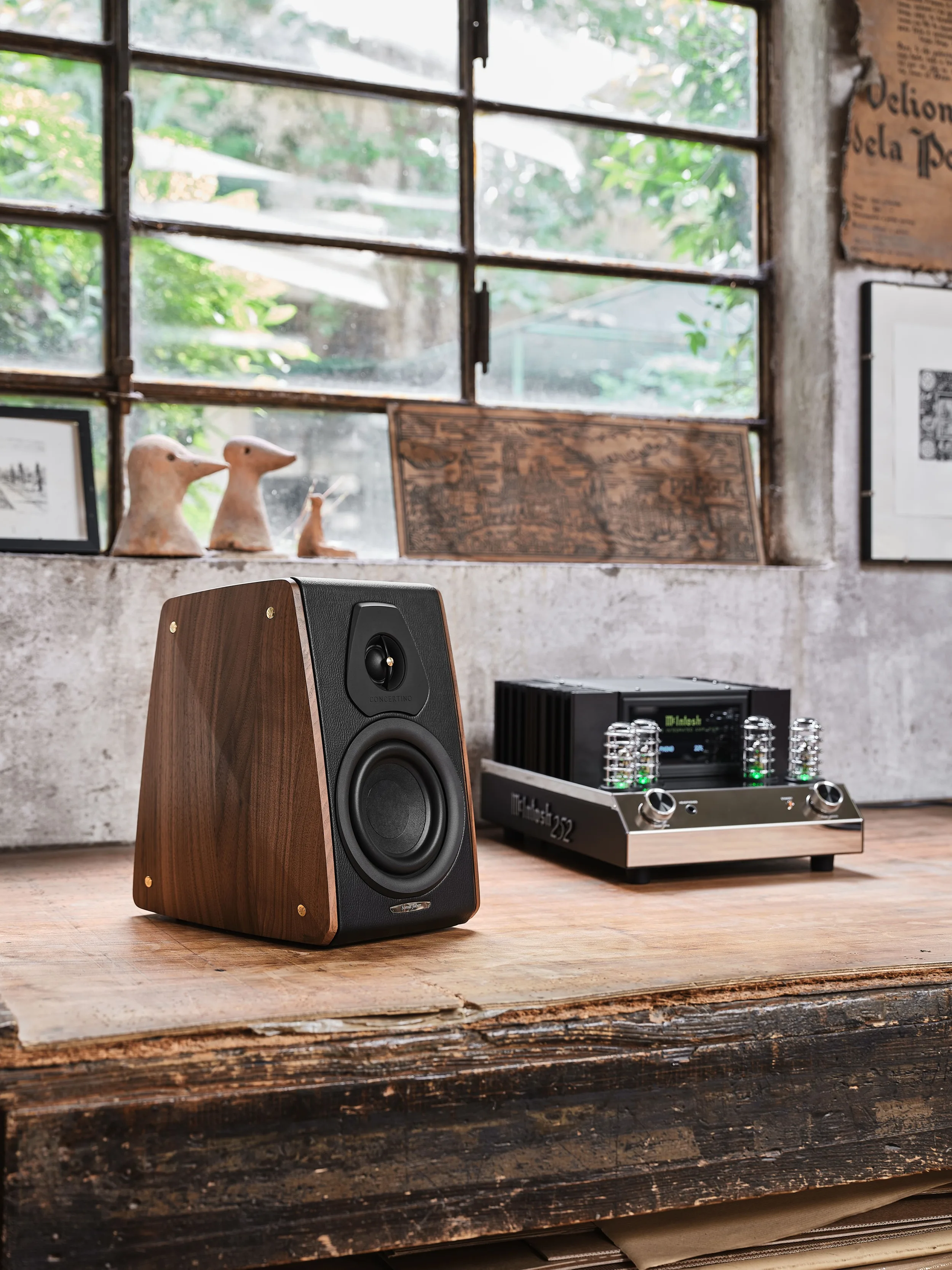 Sonus Faber Concertino G4 Noyer (la paire) Enceintes bibliothèque