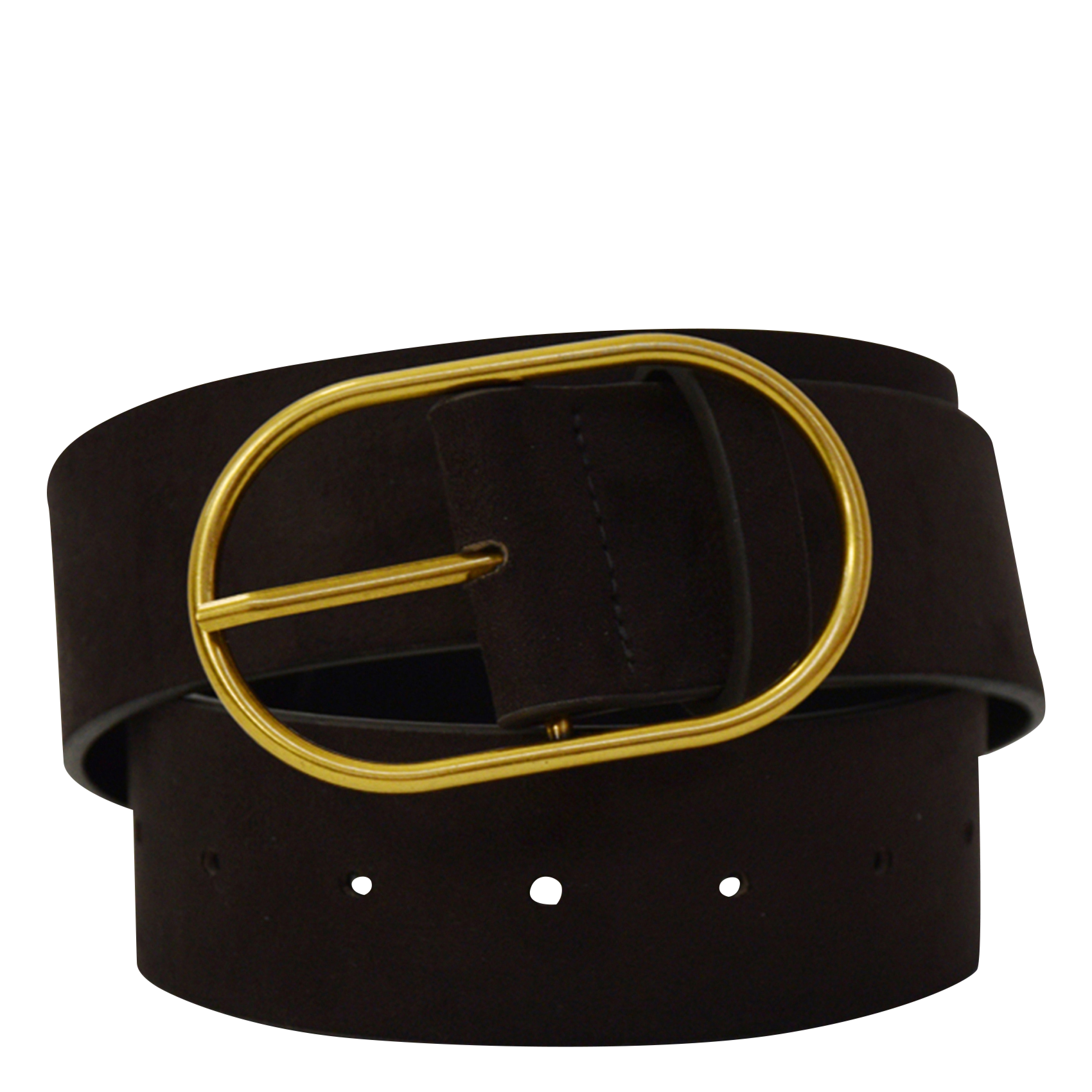NICETAS - Ceinture en cuir velours | Argent