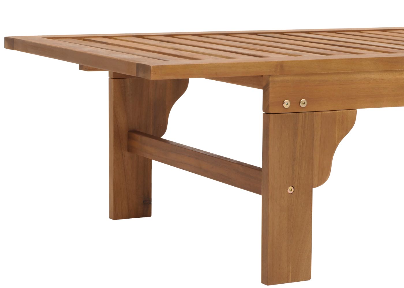 Sonnenliege MCW-N48, Relaxliege Gartenliege Liegestuhl, Massiv-Holz Akazie MVG-zertifiziert