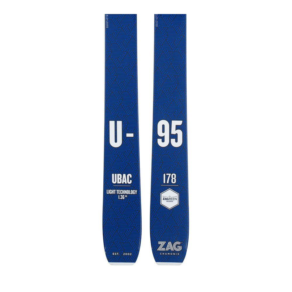 Zag UBAC 95 - Skis randonné Homme bleu/blanc