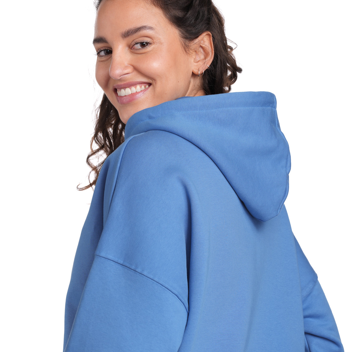 Jonas Nielsen Peanuts Hoodie mit Stickerei blau