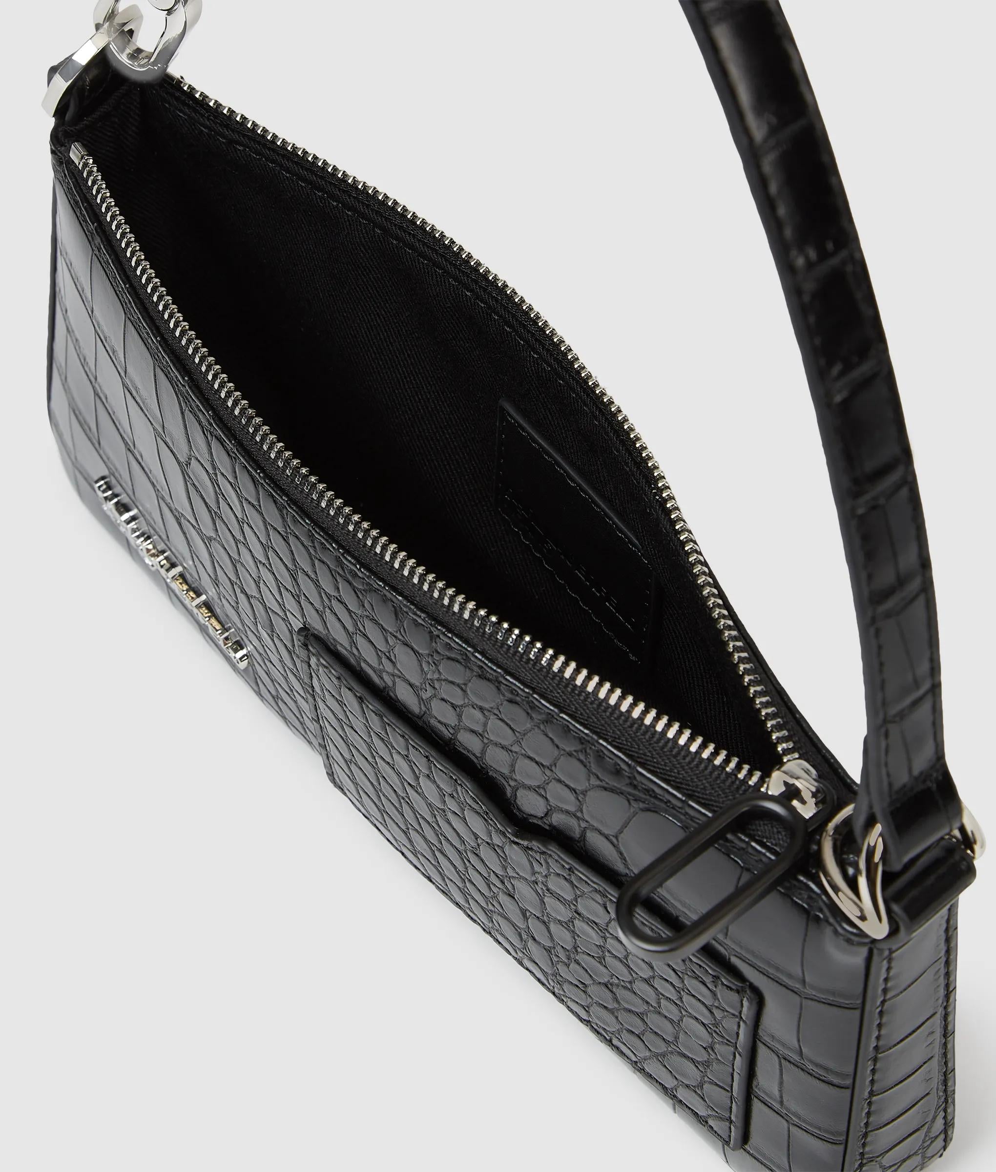 Multifunctionele kleine tas in croco look
