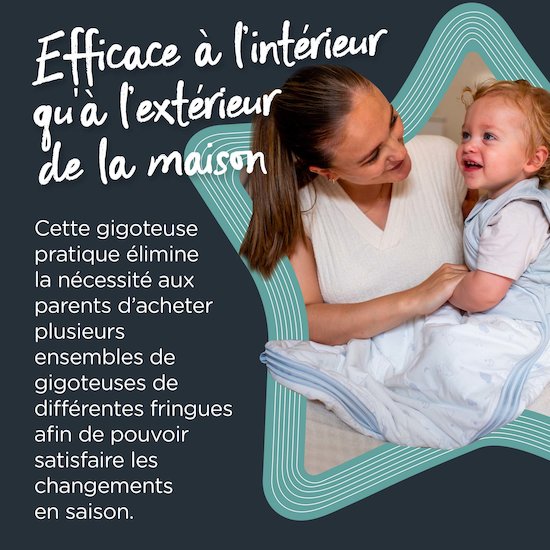 Gigoteuse 2en1 4 saisons   Gris        0-6 mois   de               Tommee Tippee