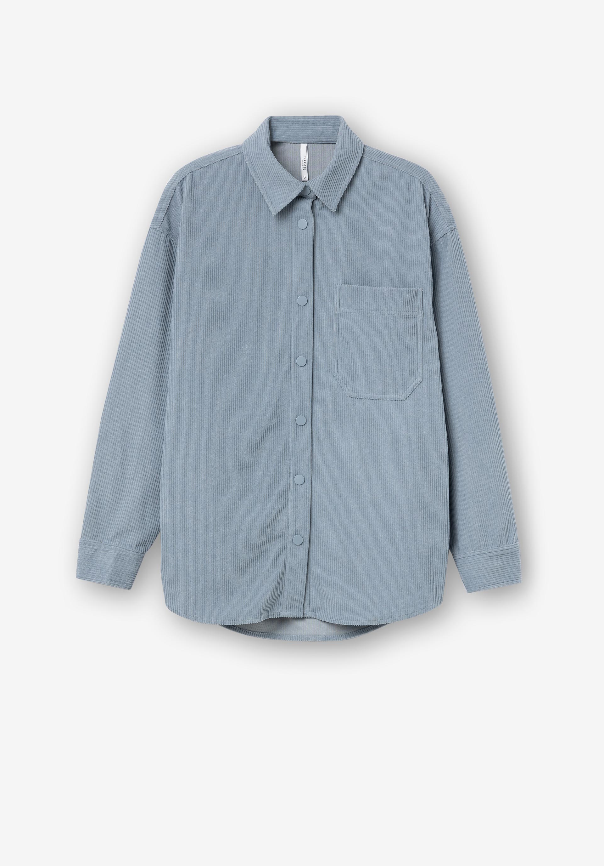 Camisa Bombazine com Bolso Frontal