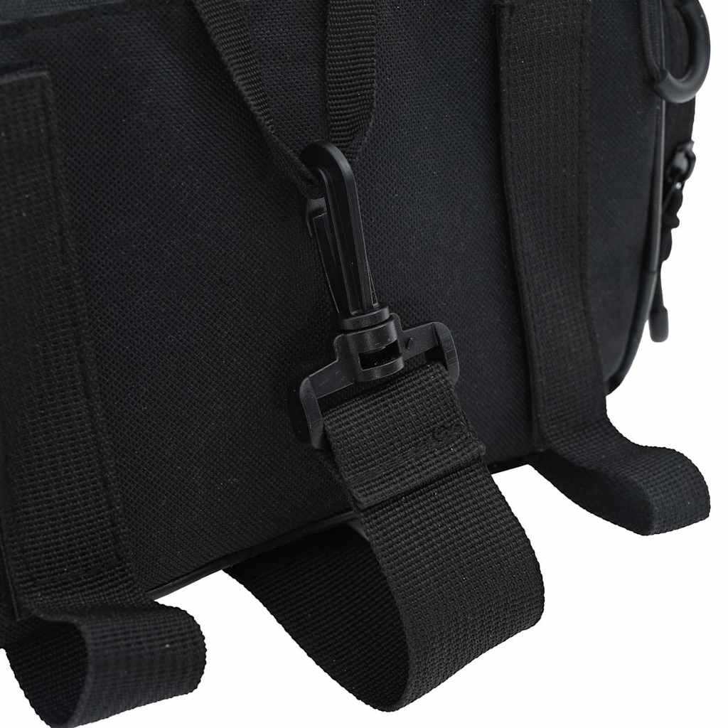 vidaXL Fietstas Zwart 38 x 21 x 16 cm Polyester